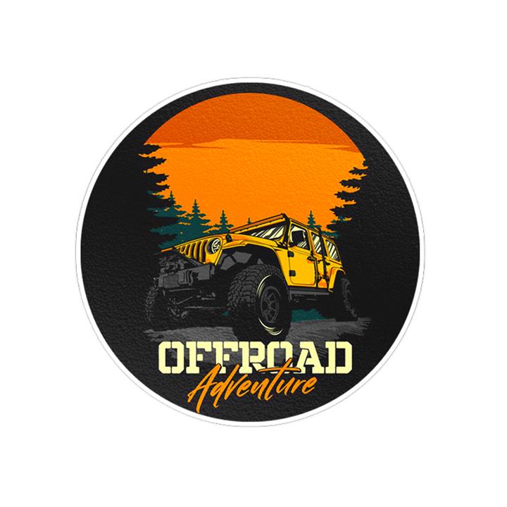 استیکر لپ تاپ ماسا دیزاین طرح OFF ROAD مدل STK946